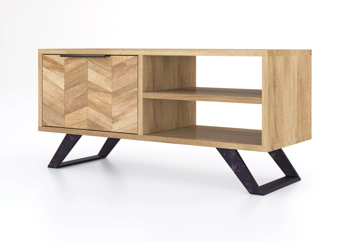 Agra Mango Parquet Herringbone Coffee / TV Table