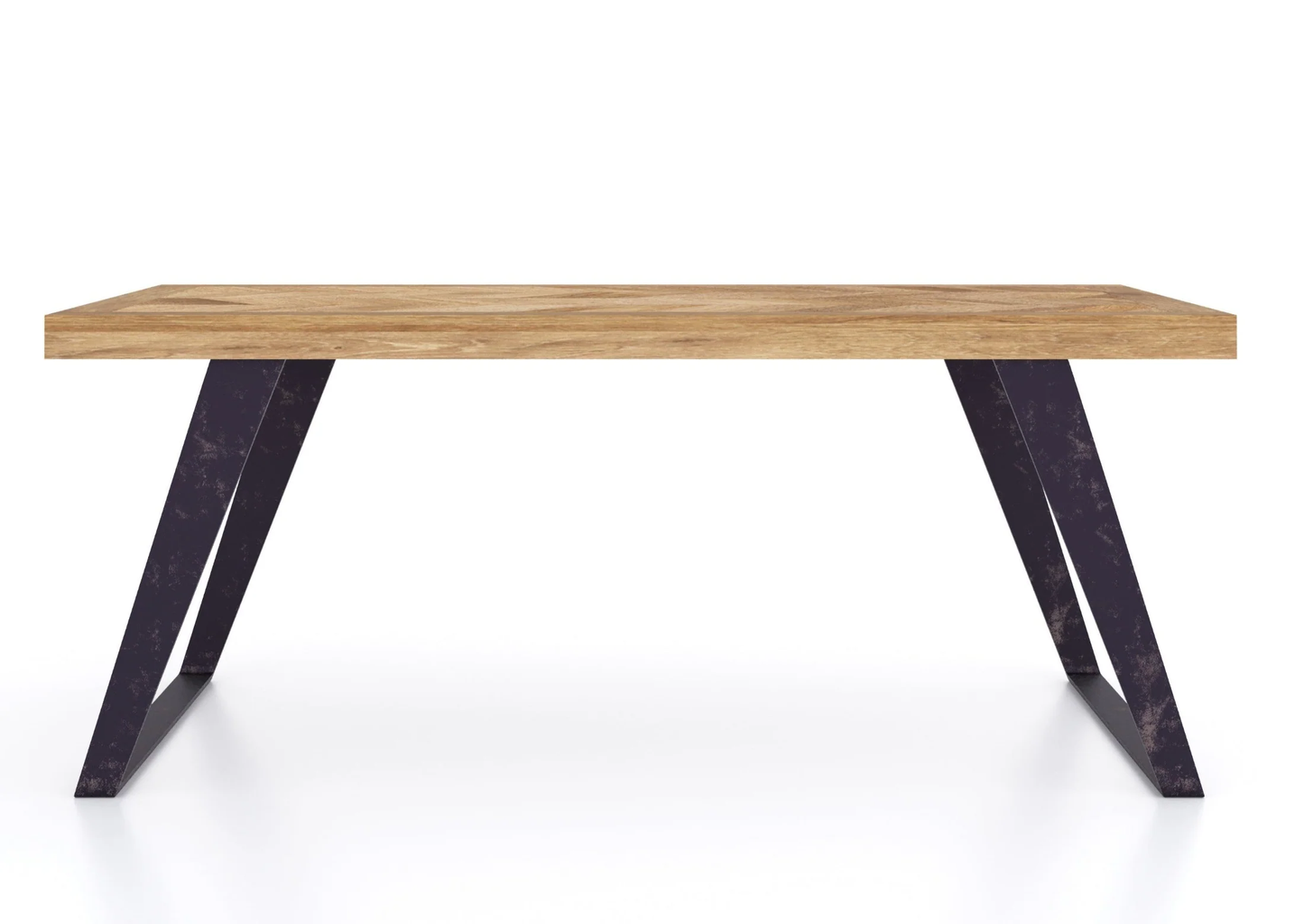 Agra Mango Parquet Herringbone Coffee Table