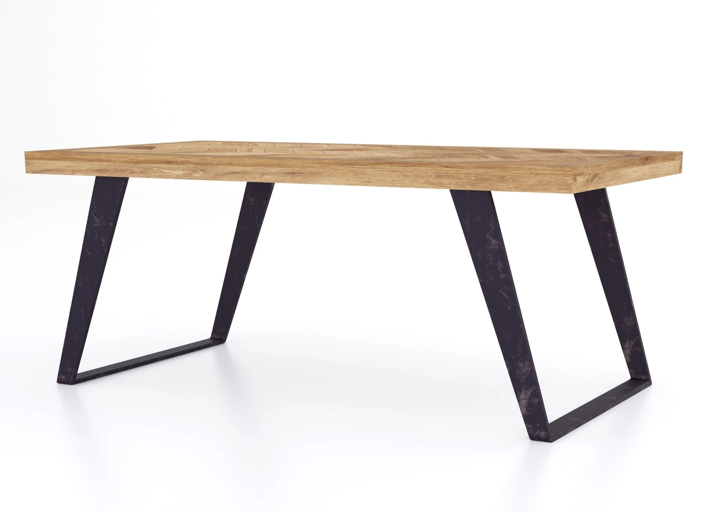 Agra Mango Parquet Herringbone Coffee Table