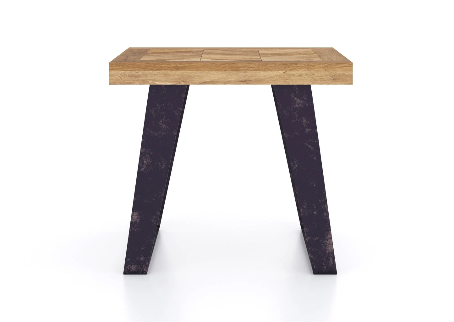Agra Mango Parquet Herringbone Lamp Table