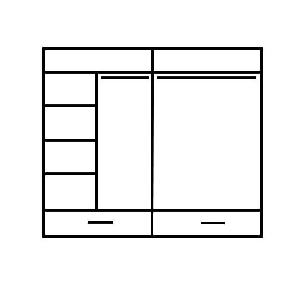Alpha White Sliding Door Wardrobe 200cm