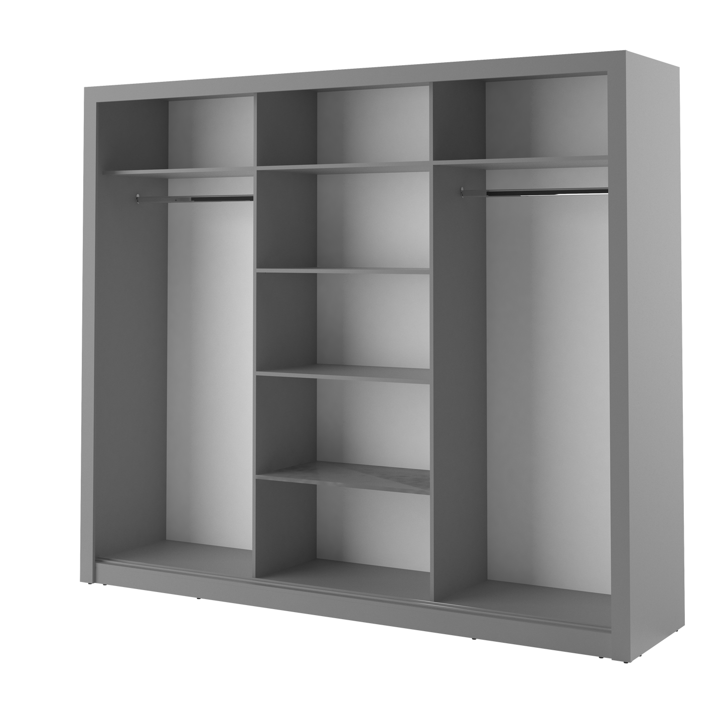 Boston White Sliding Door Wardrobe 250cm