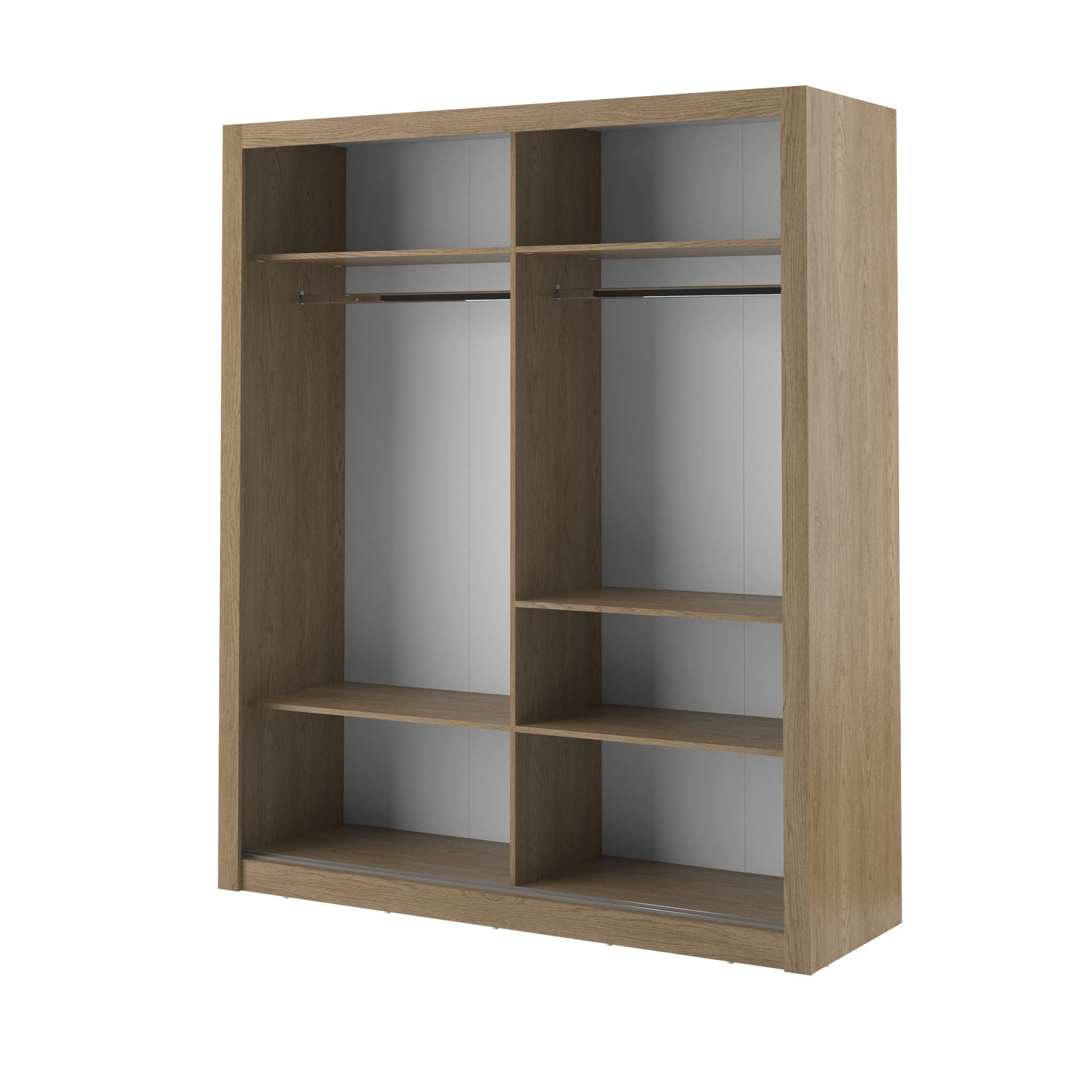Boston White Sliding Door Wardrobe 203cm