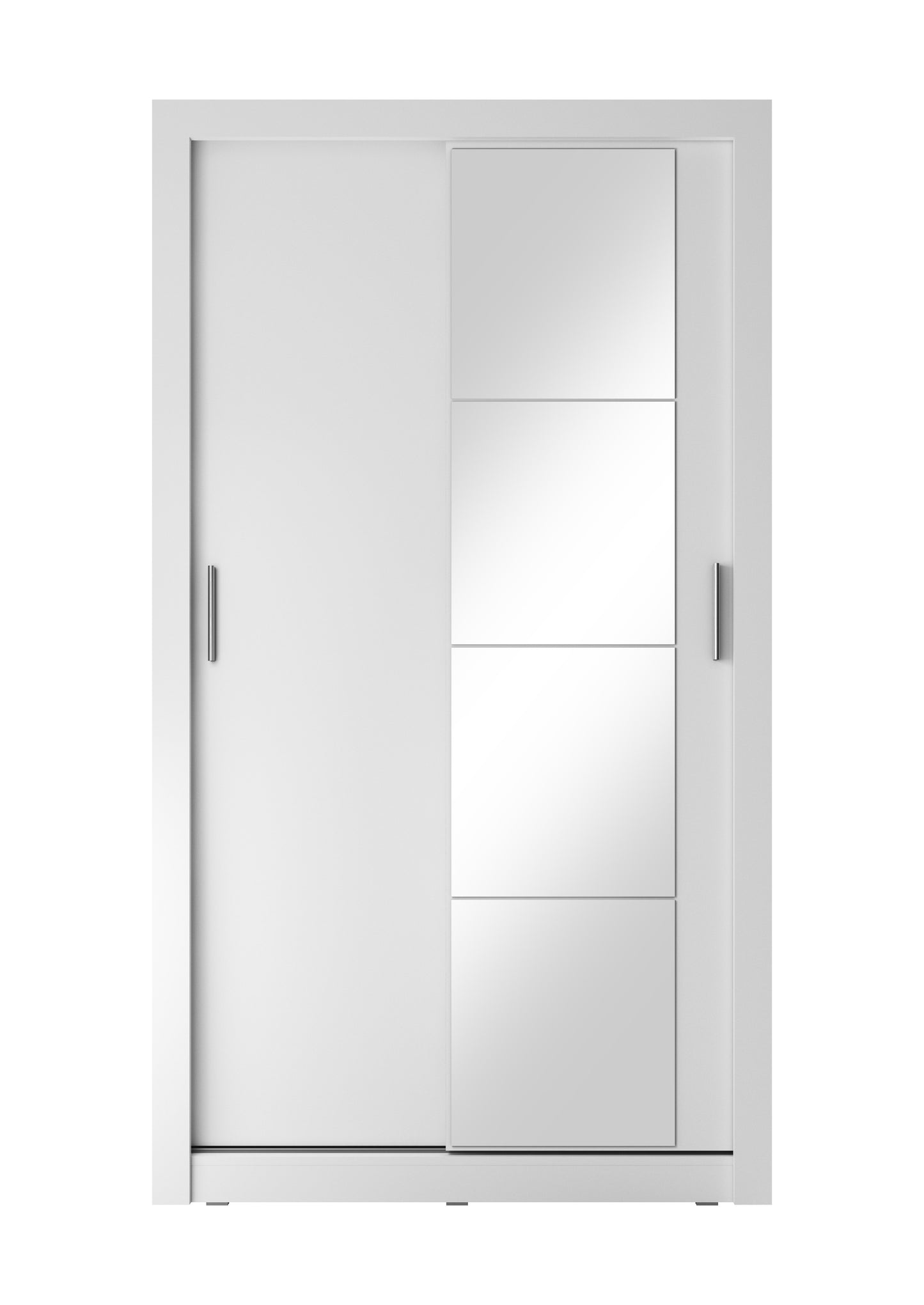 Denmark Sliding Door Wardrobe 120cm 3 Colours
