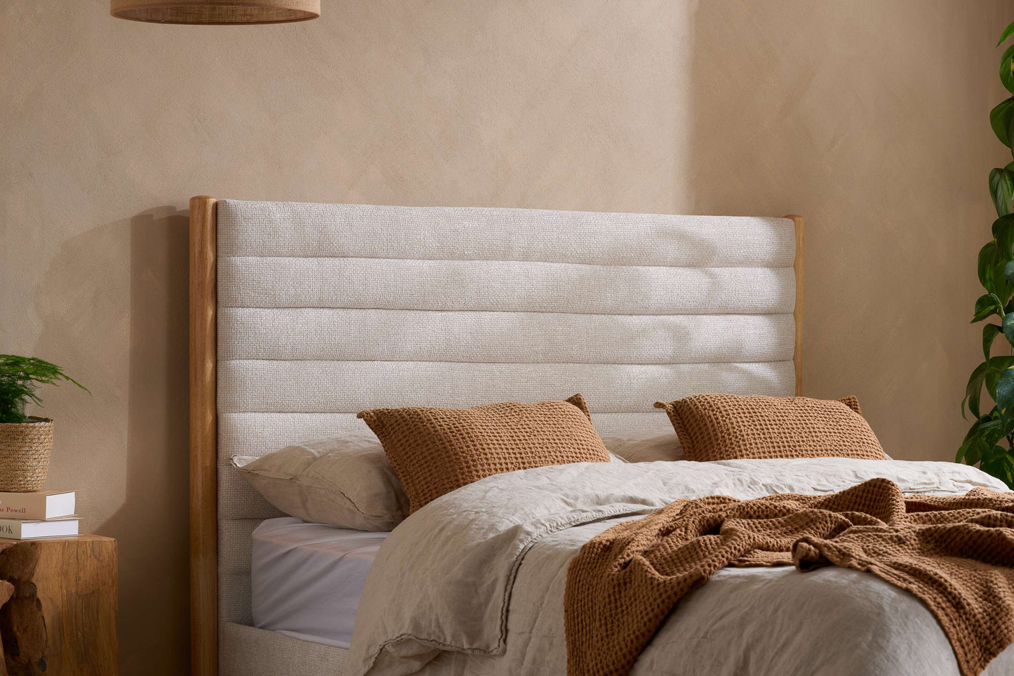 Arabella Stone Grey Fabric Bed with Storage Drawers