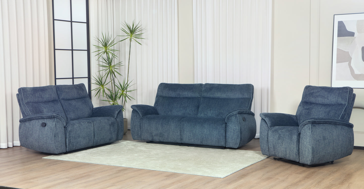 Astrid Recliner Sofas - Dark Grey Fabric