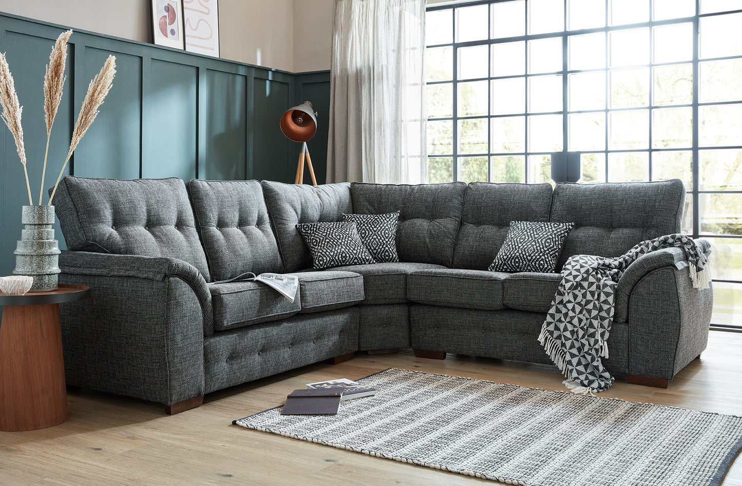 Ashley Fabric Corner Sofas