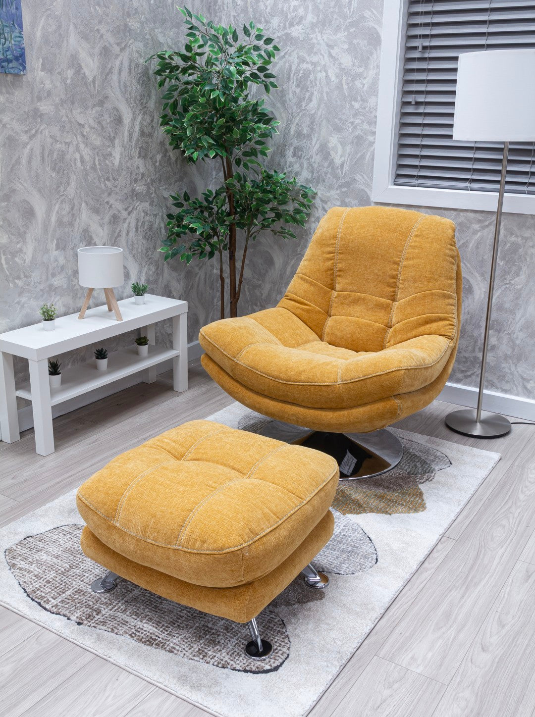 Axis Nature Swivel Chairs Ochre Fabric