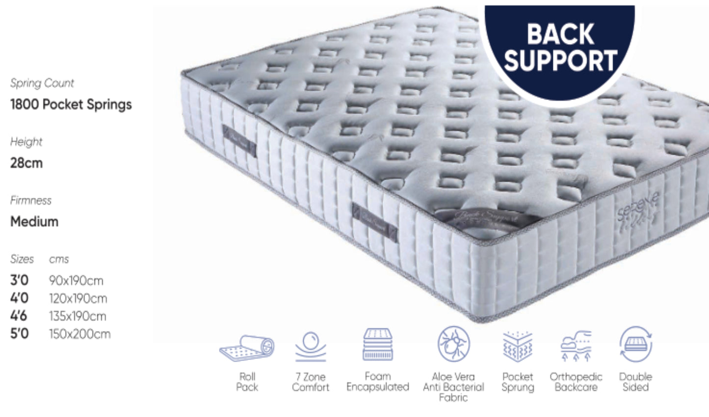 Marco 1800 Pocket Back Support Mattress
