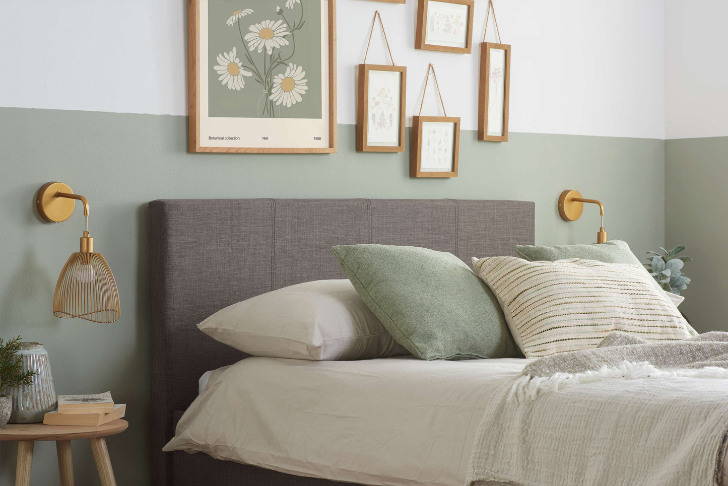 Berlin Grey Fabric Ottoman Storage Bed