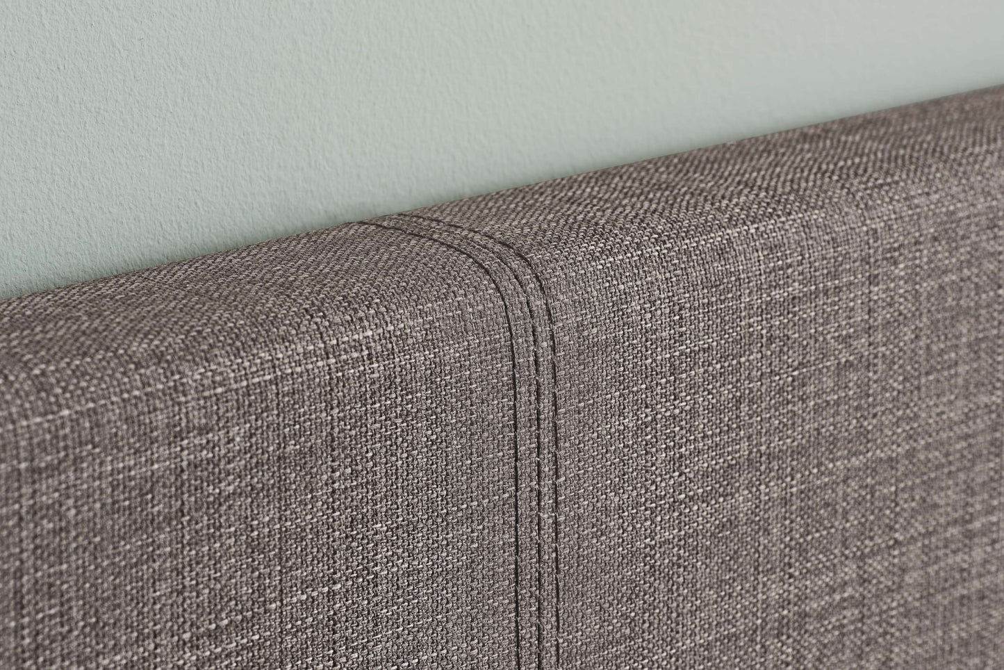 Berlin Grey Fabric Ottoman Storage Bed