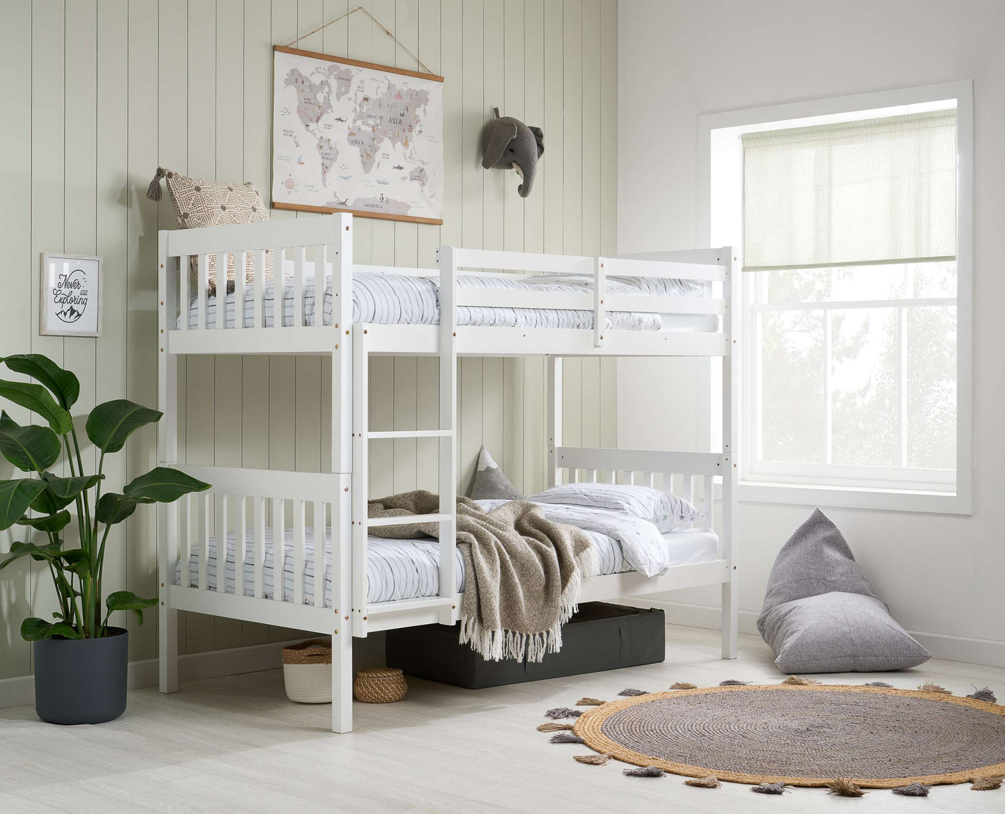 Benji White Bunk Bed