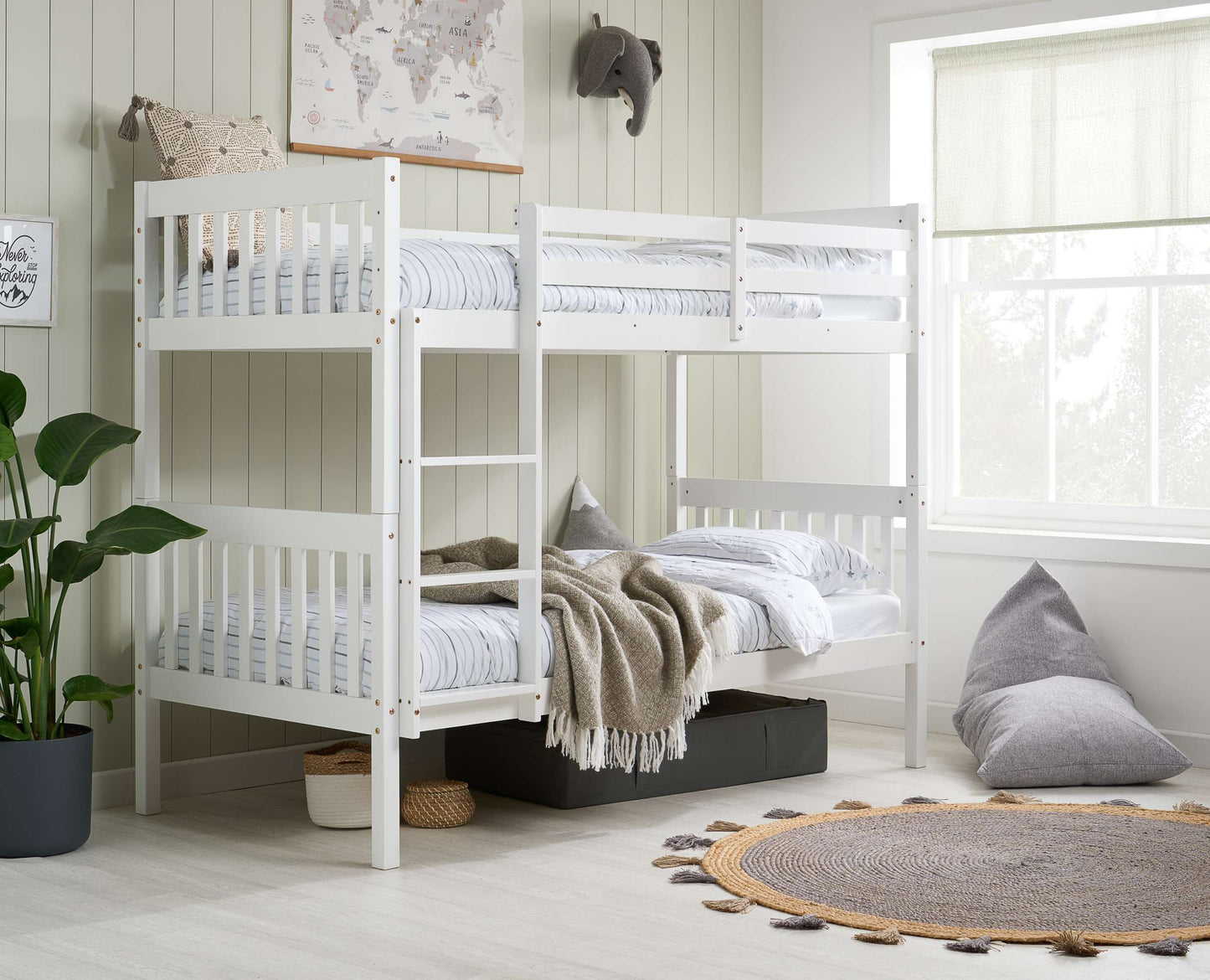 Benji White Bunk Bed