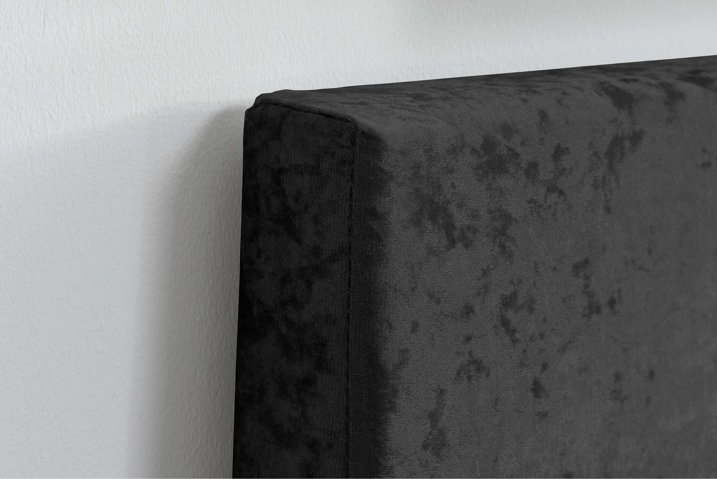 Berlin Black Crushed Velvet Ottoman Storage Bed