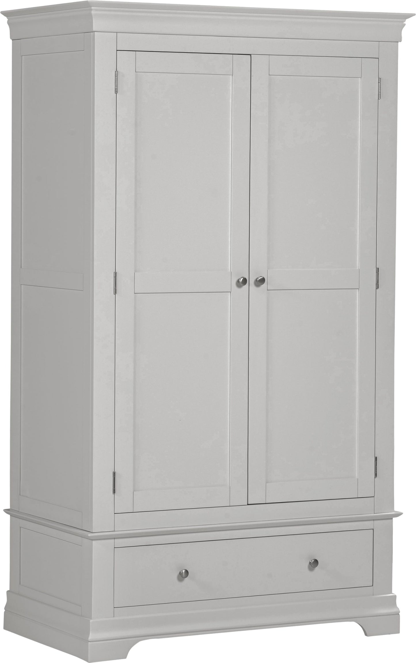 Bordeaux 2 Door Wardrobe Pebble Grey