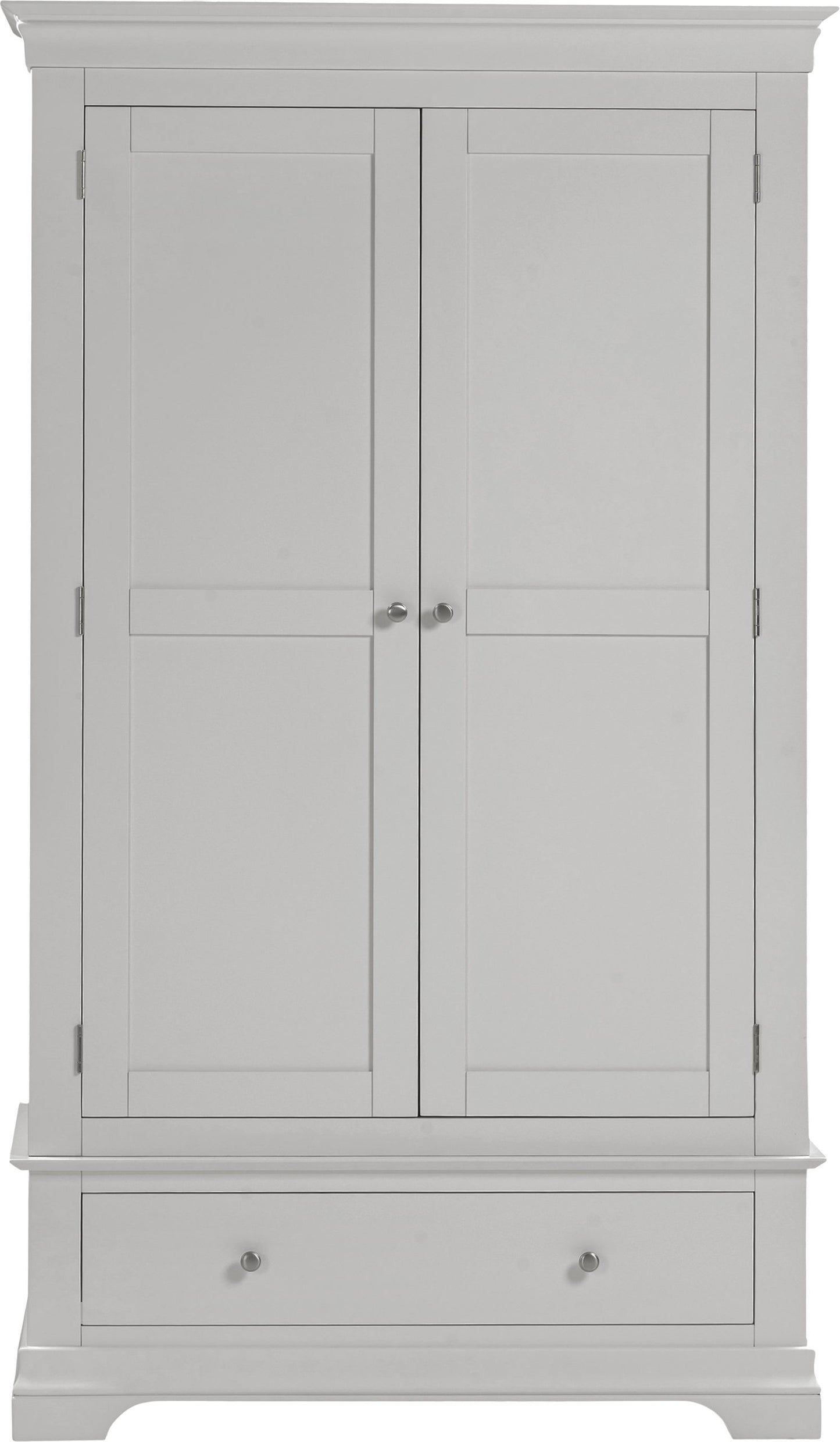 Bordeaux 2 Door Wardrobe Pebble Grey