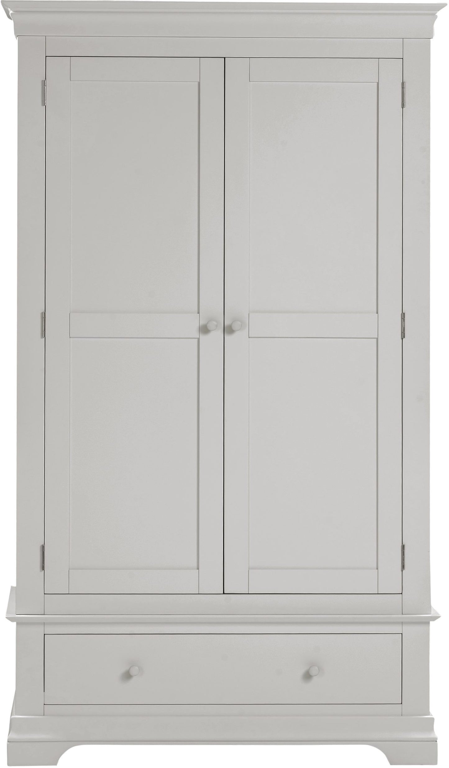 Bordeaux 2 Door Wardrobe Pebble Grey