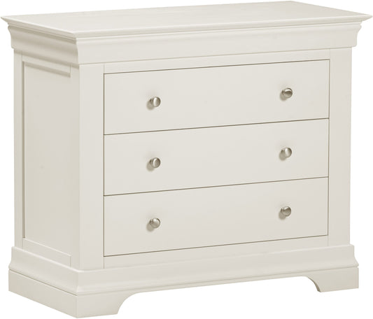 Bordeaux 3 Drawer Chest Ivory