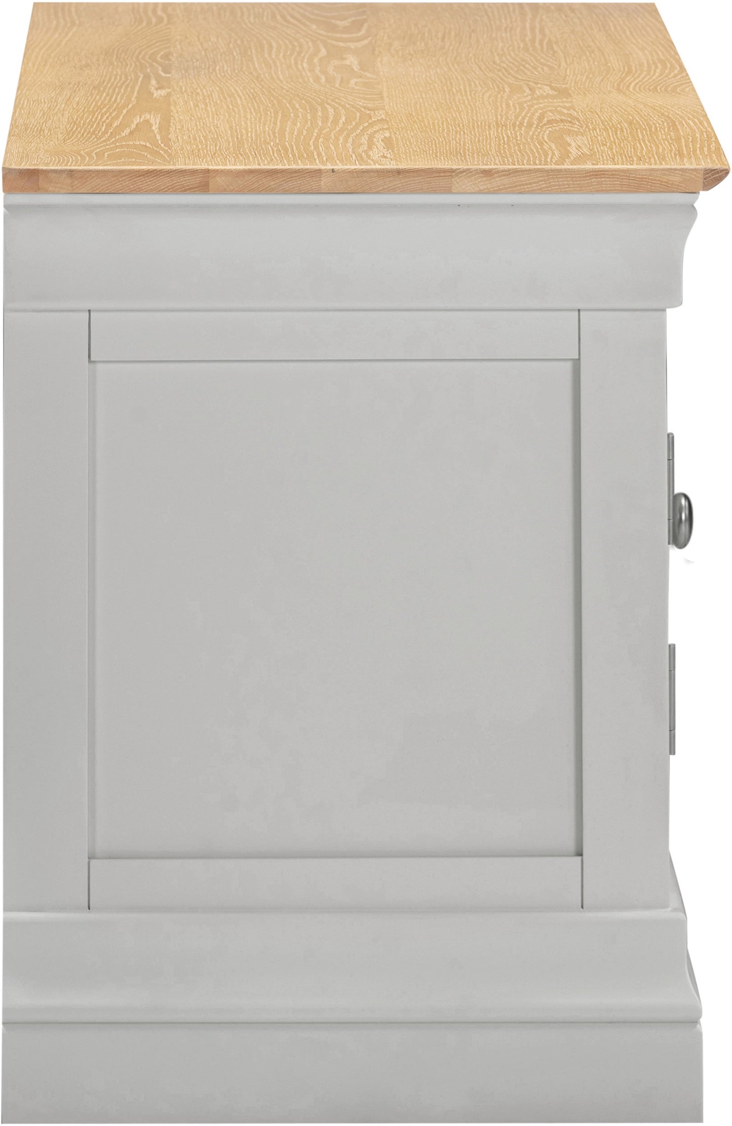 Bordeaux Small TV Stand Pebble Grey/Oak