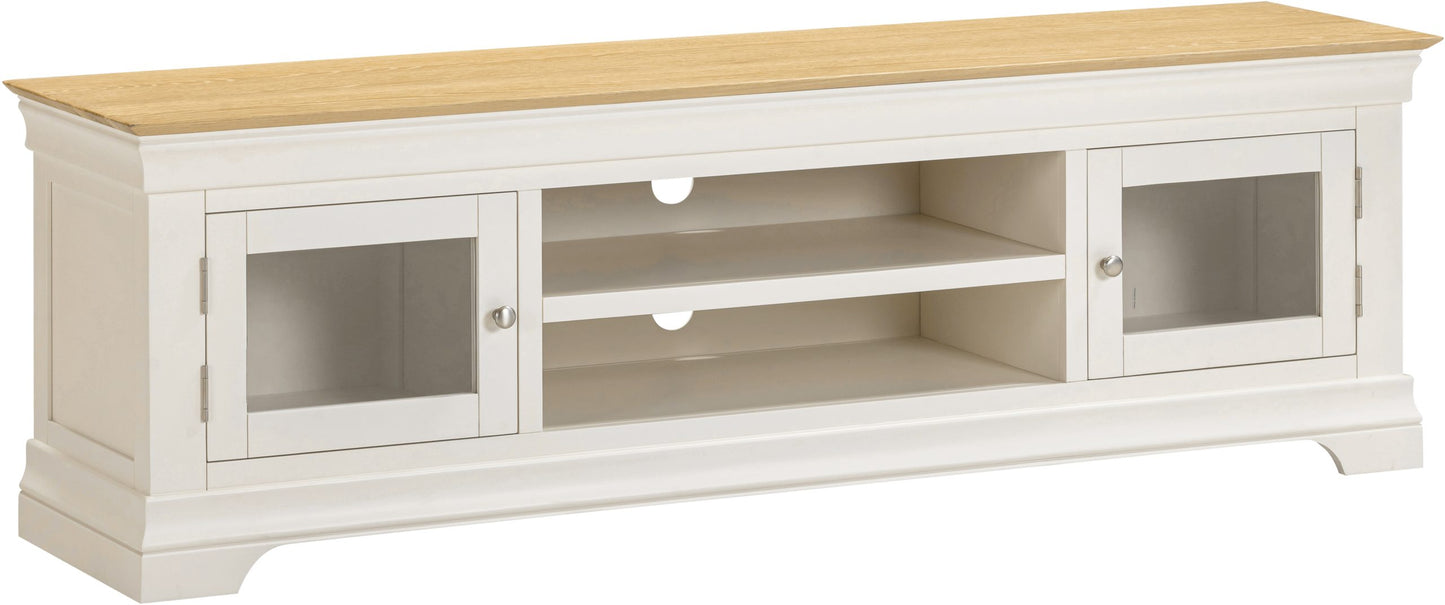 Bordeaux TV Stand Ivory/Oak