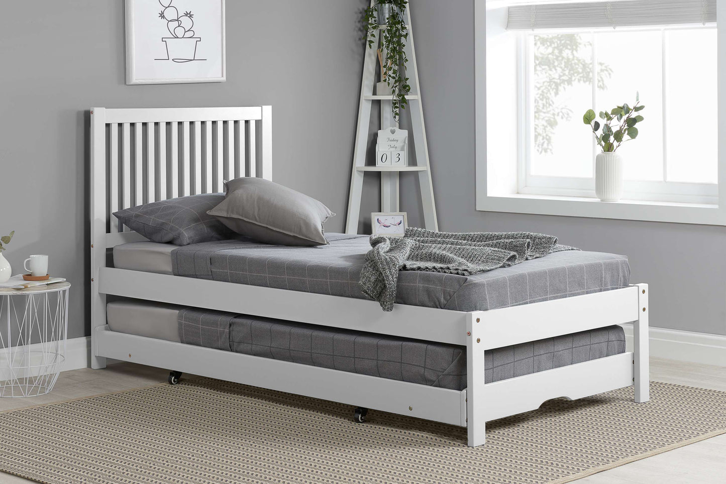 Buxton White Trundle Bed