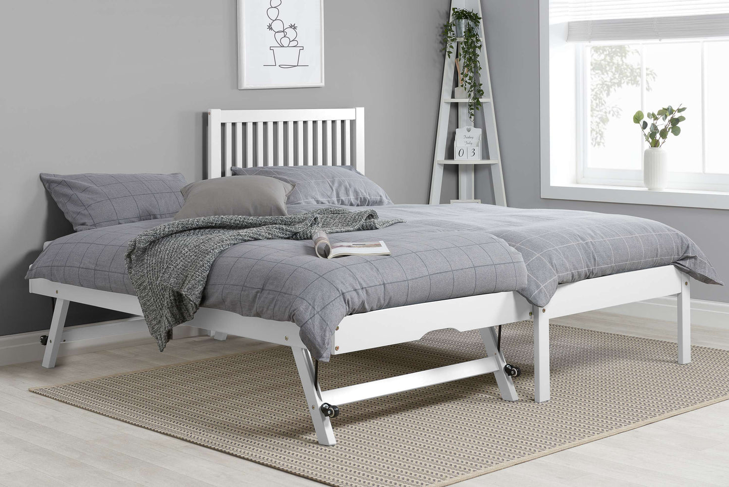Buxton White Trundle Bed