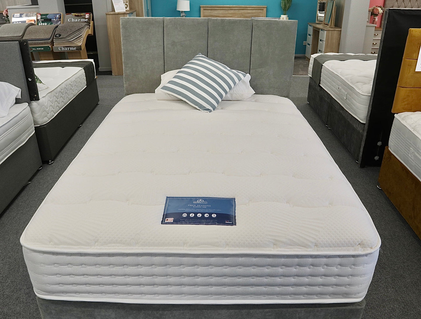 Dura Beds Divan Bed & London Headboard Set