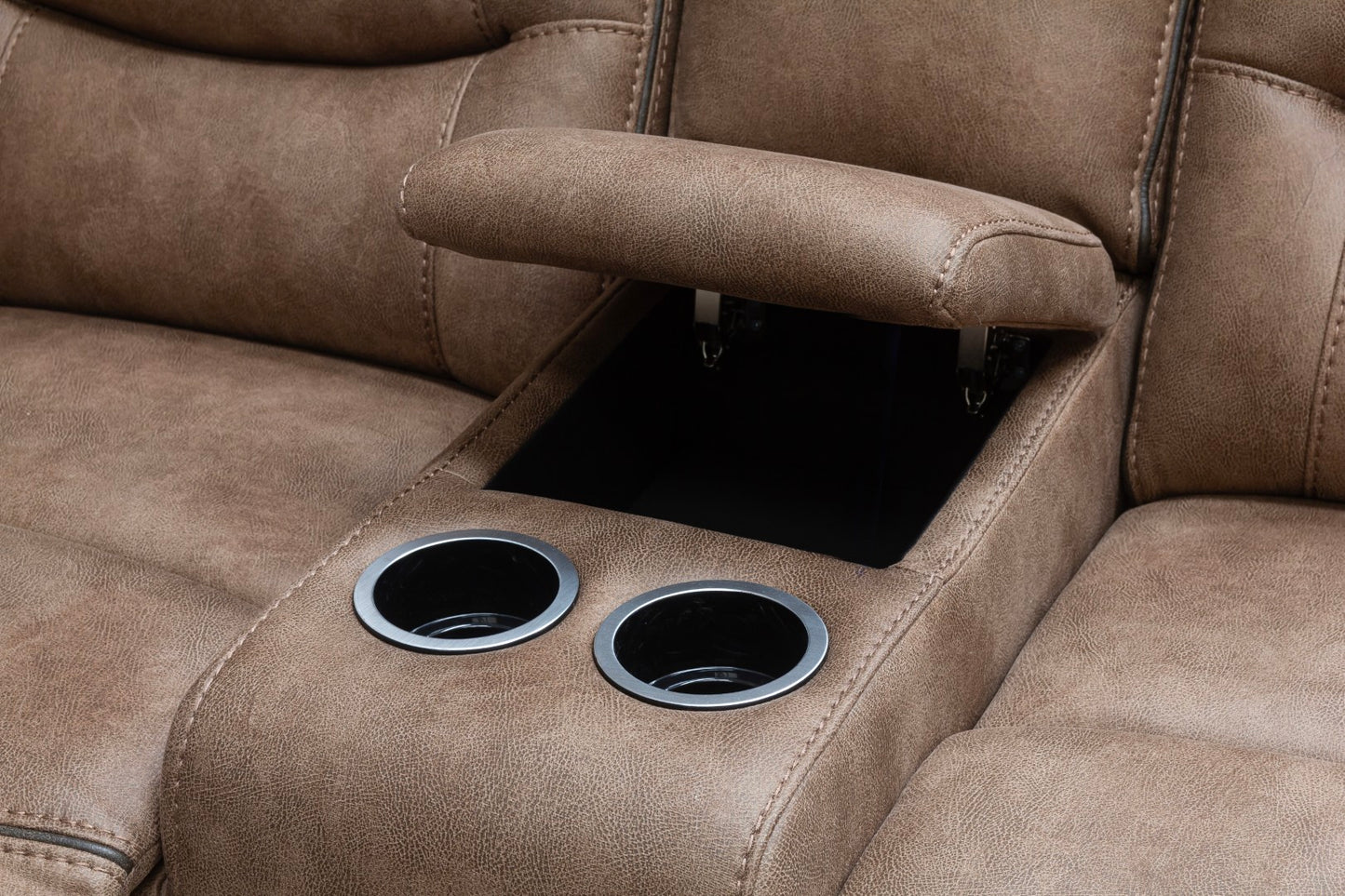 Bruno Recliner Sofas Sandstone Fabric