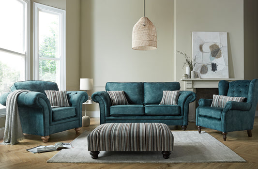 Buckingham Fabric 3+2+1 Sofas