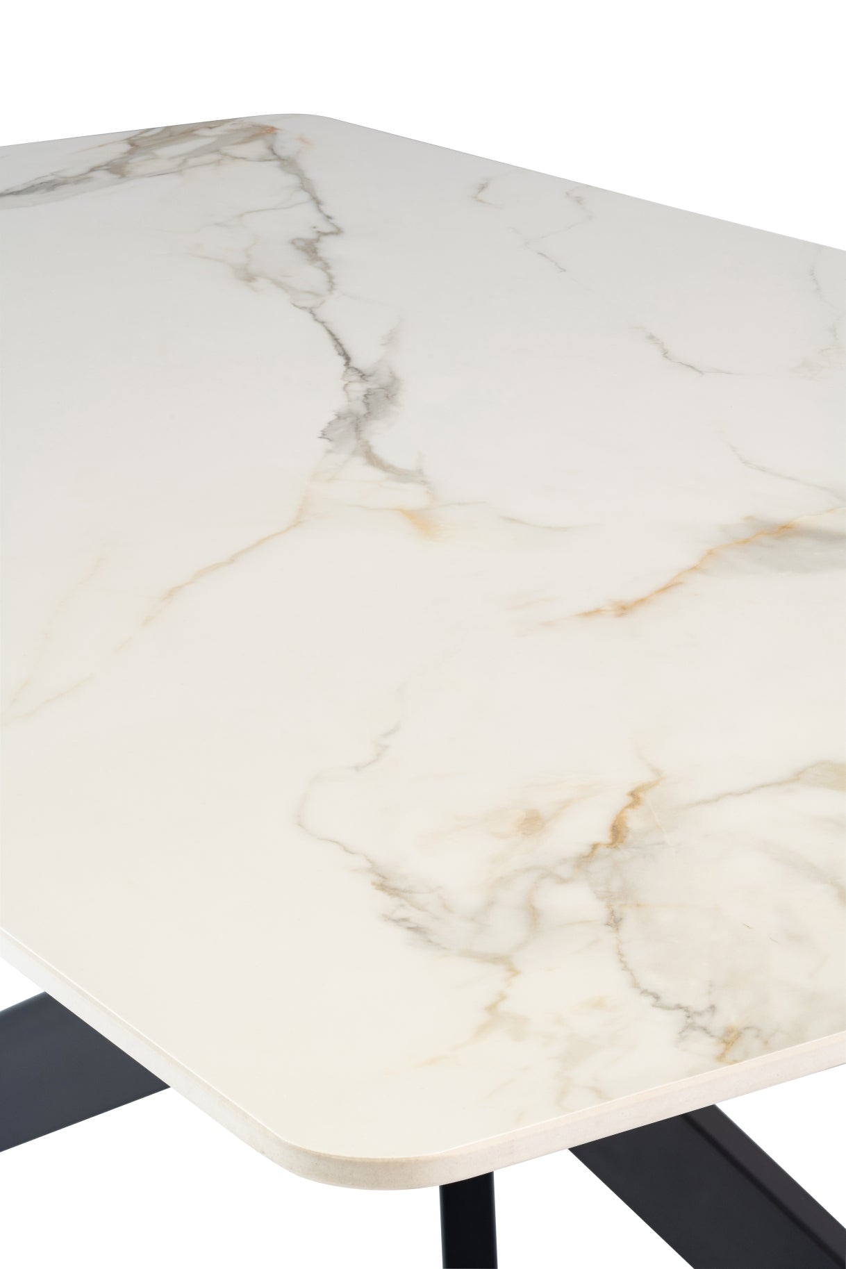 California 1.6m Kass Gold Dining Table
