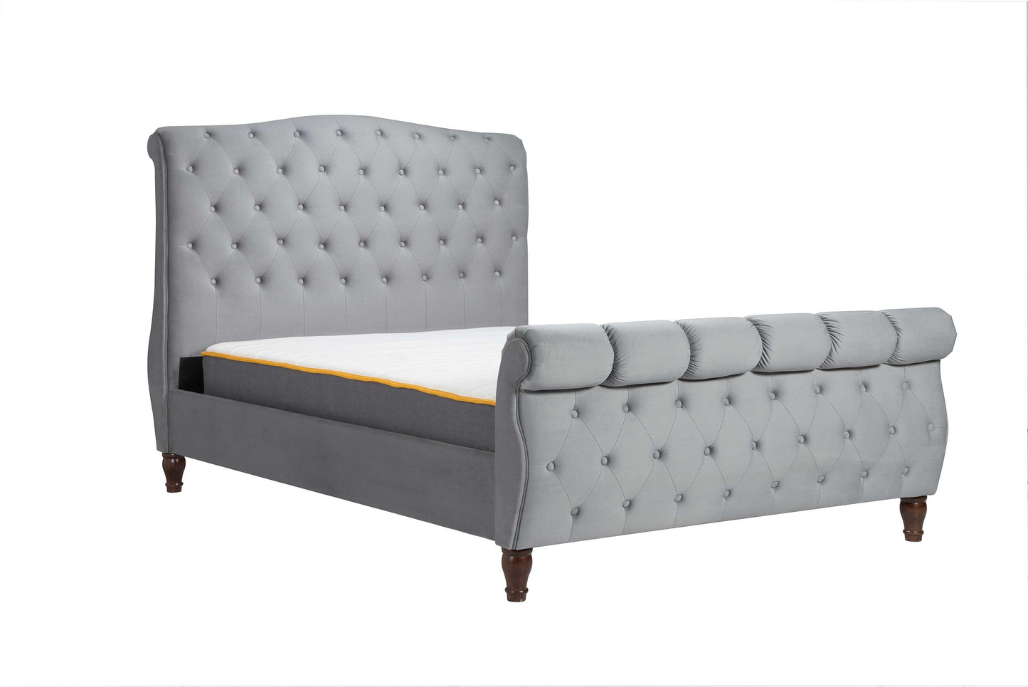 Colorado Grey Fabric Bed