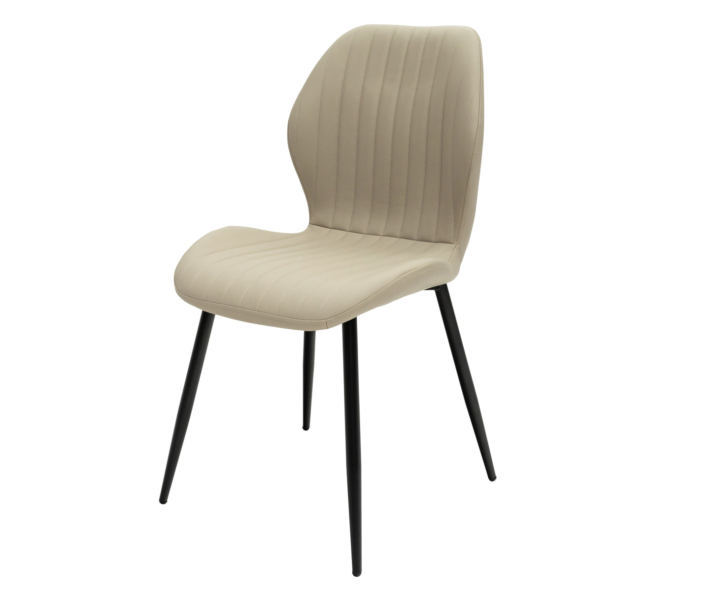 Willow 1.2m Light Oak Round Dining Table Set + Ashton Stone Fabric Dining Chairs