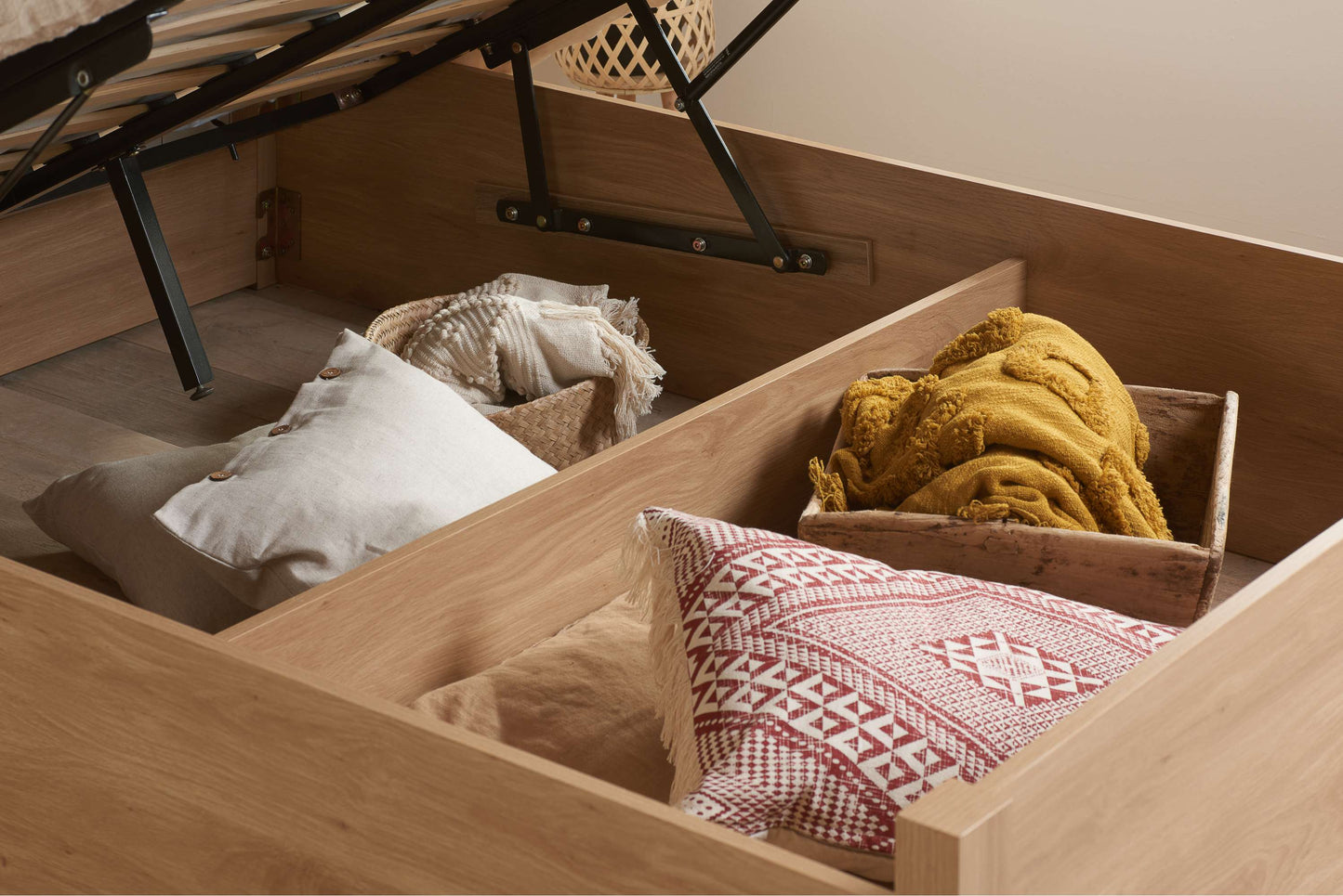 Croxley Rattan Ottoman Storage Bed