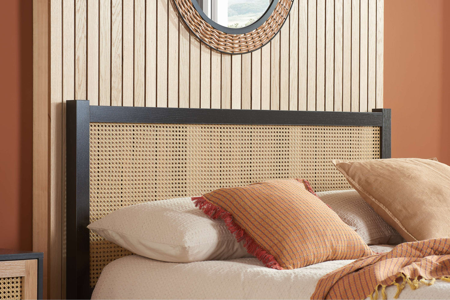 Croxley Black Wooden Bed