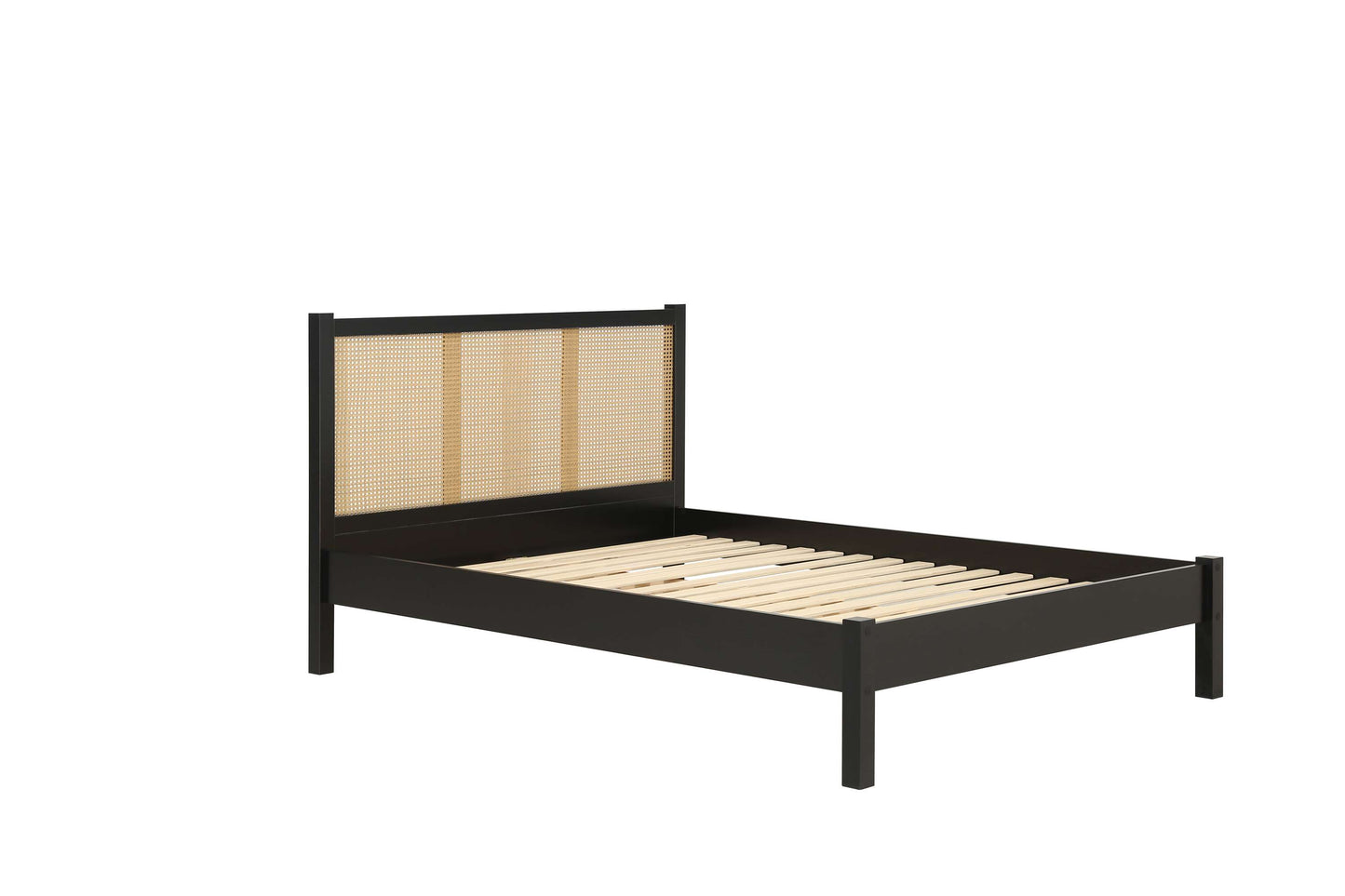 Croxley Black Wooden Bed