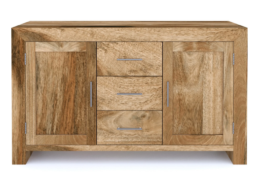 Cube Mango Solid Wood 2 Door Sideboard