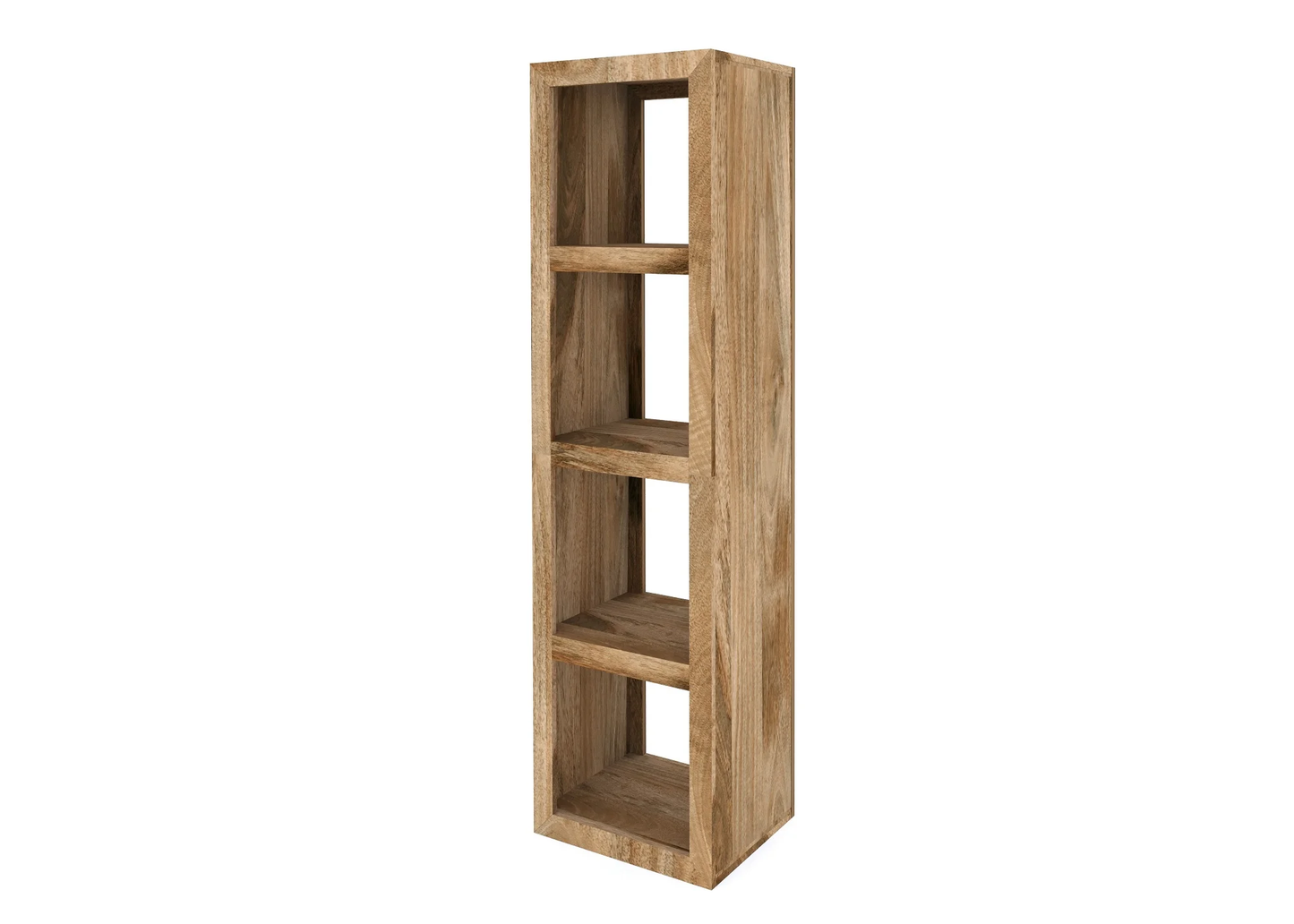 Cube Mango Solid Wood 4 Shelf Storage Unit