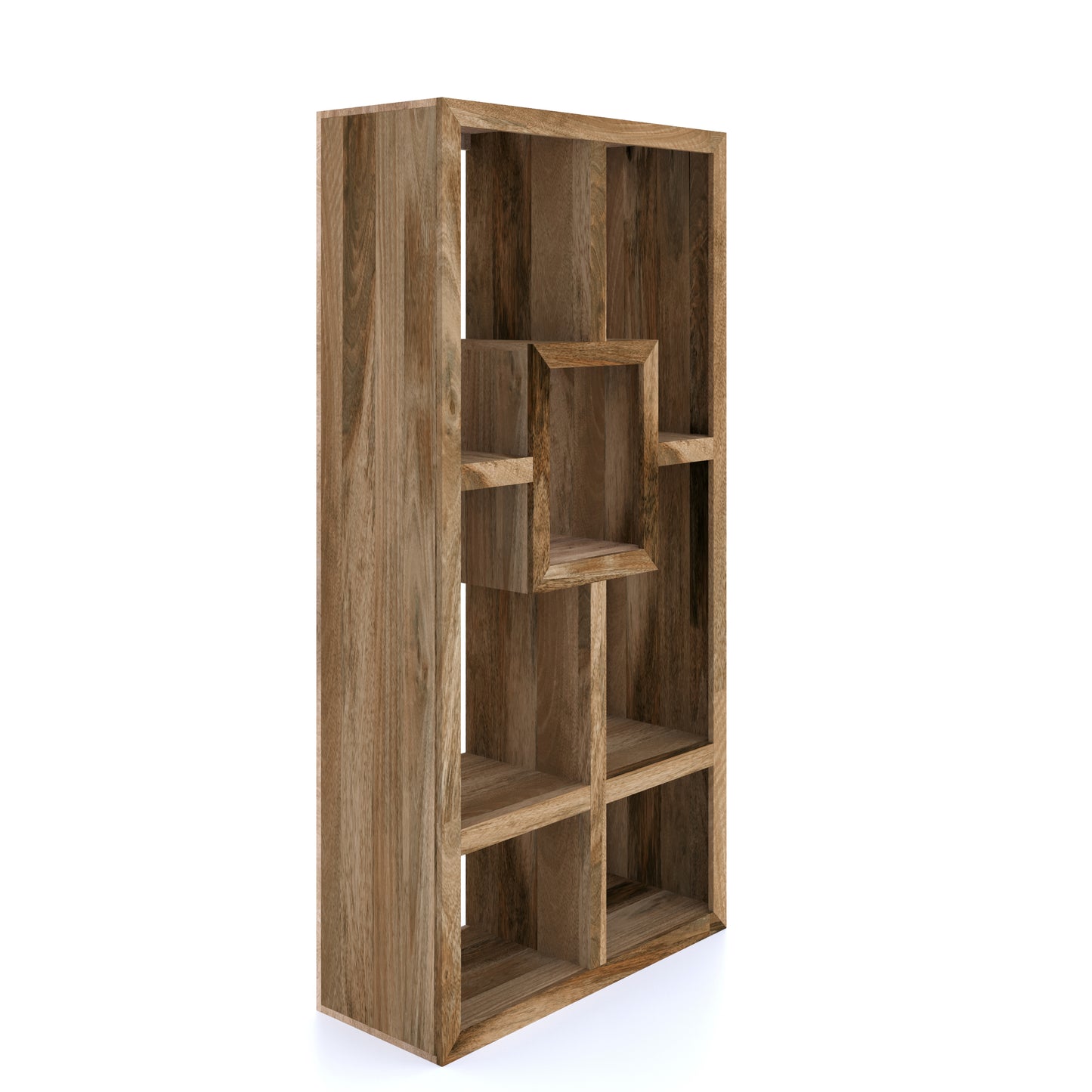 Cube Mango Solid Wood Large Bookcase