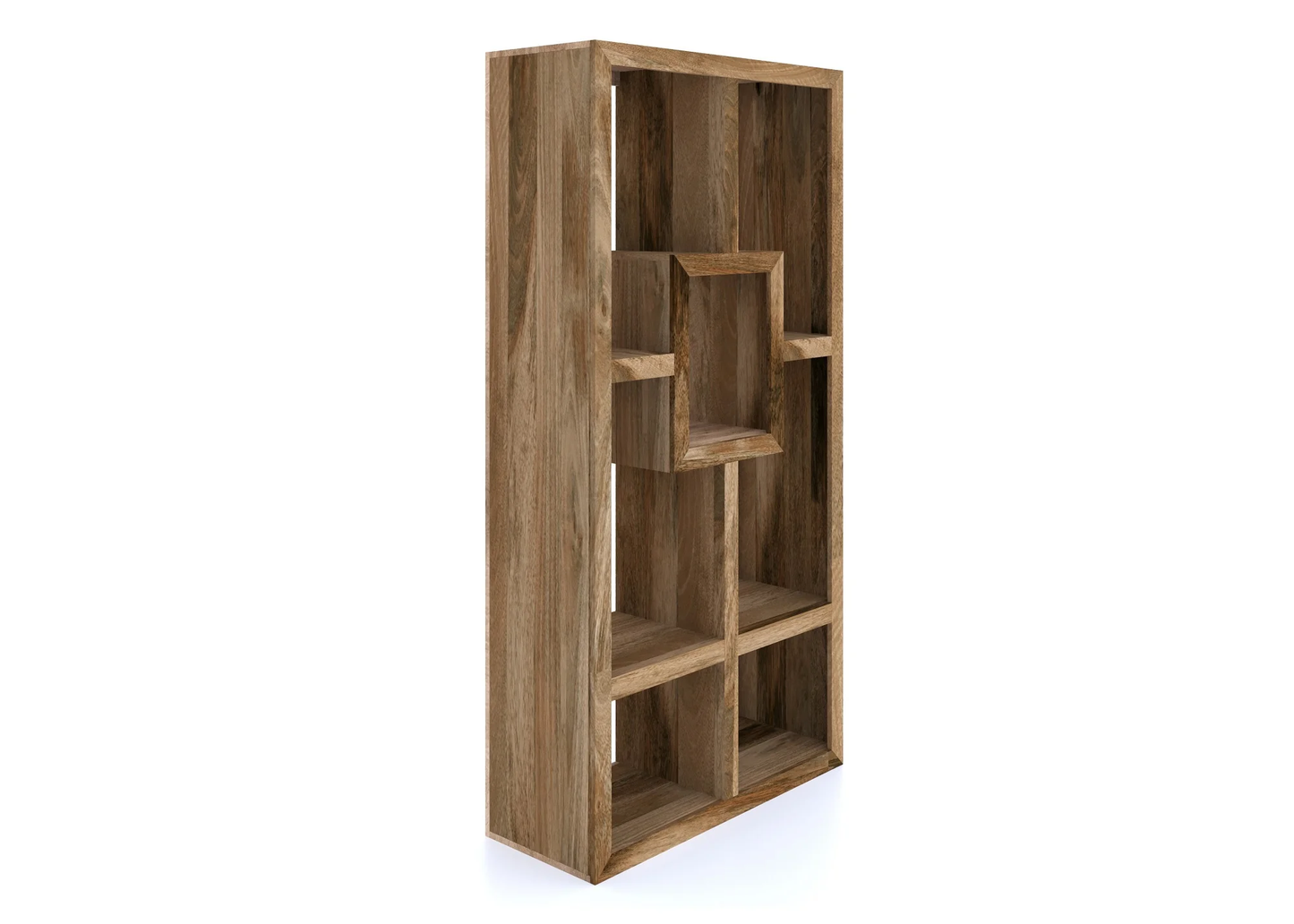 Cube Mango Solid Wood Large Bookcase
