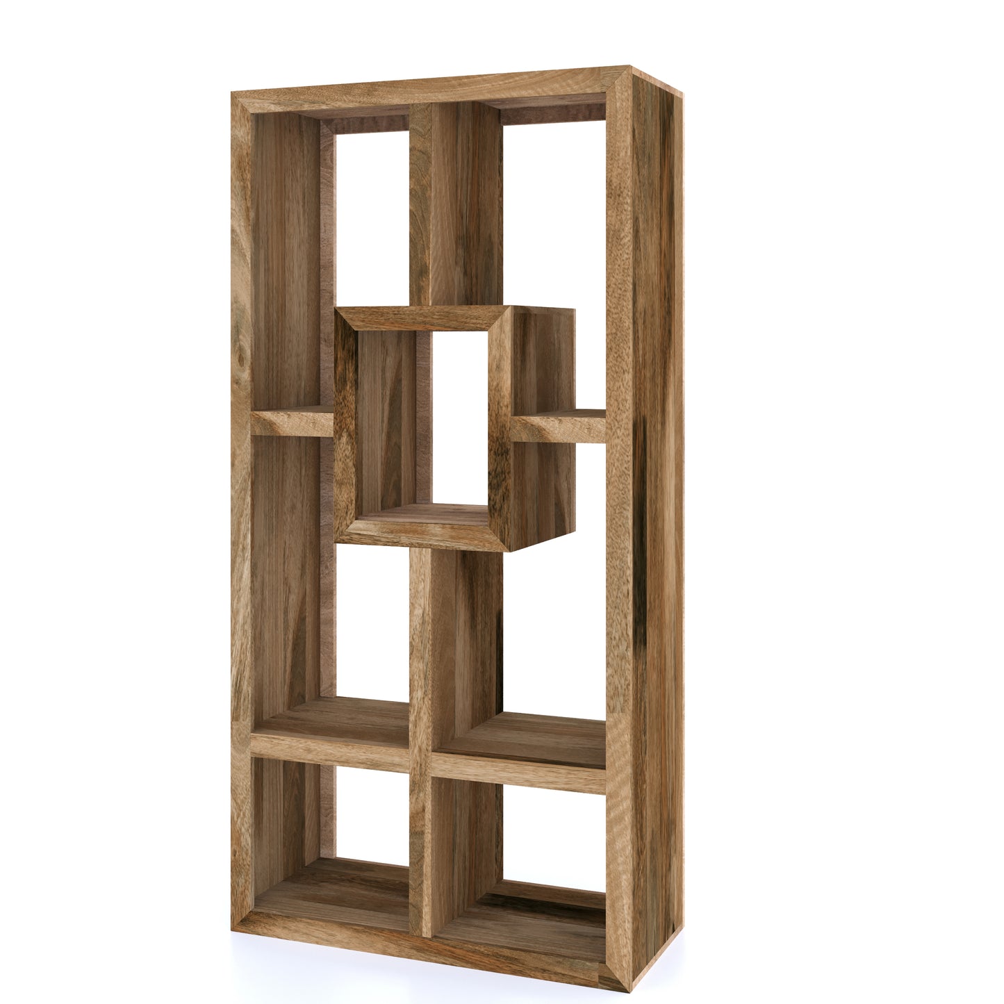 Cube Mango Solid Wood Large Bookcase