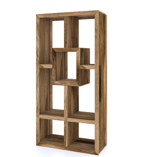 Cube Mango Solid Wood Large Bookcase