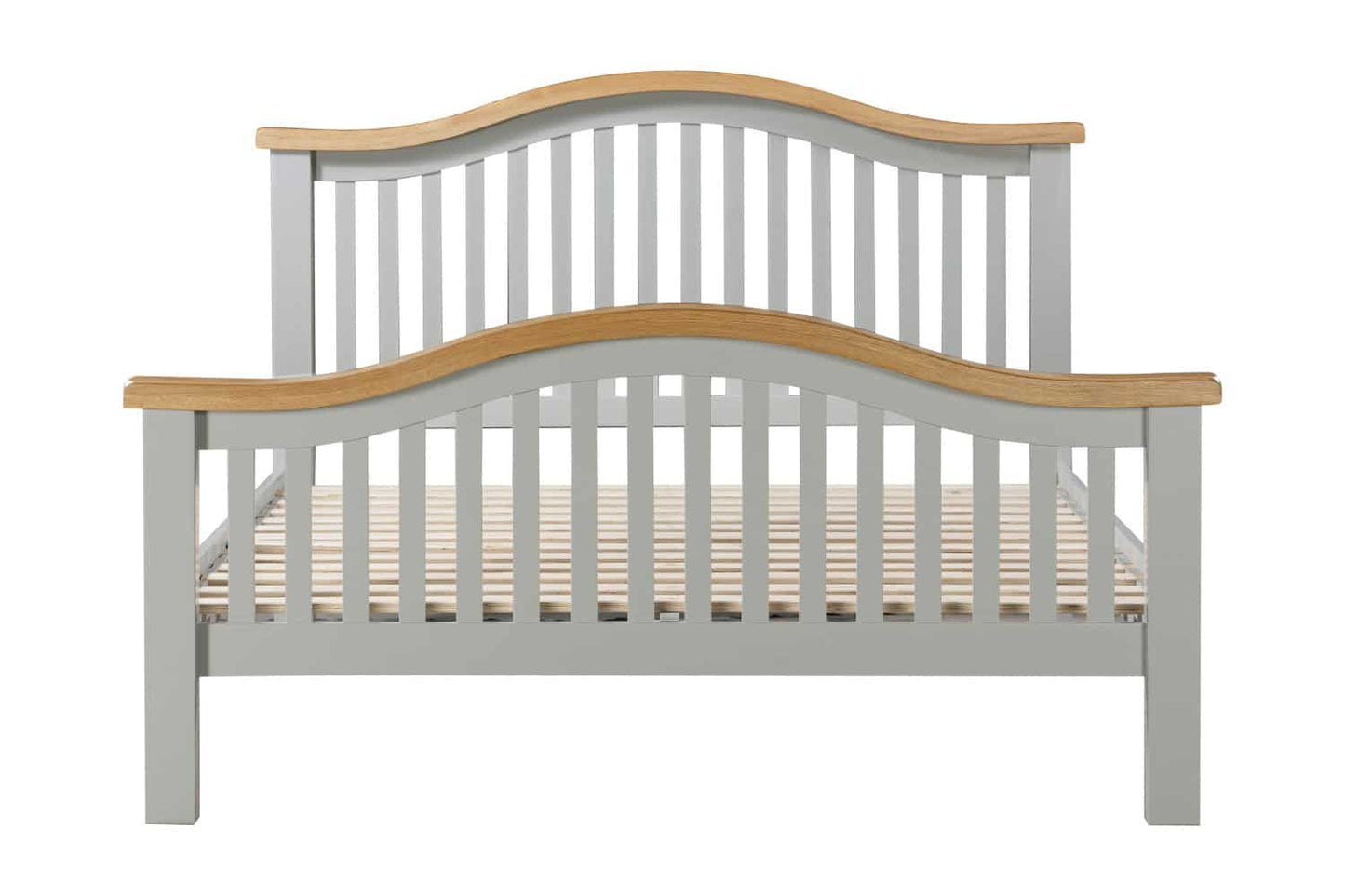 Capri Light Grey & Oak Bedframes