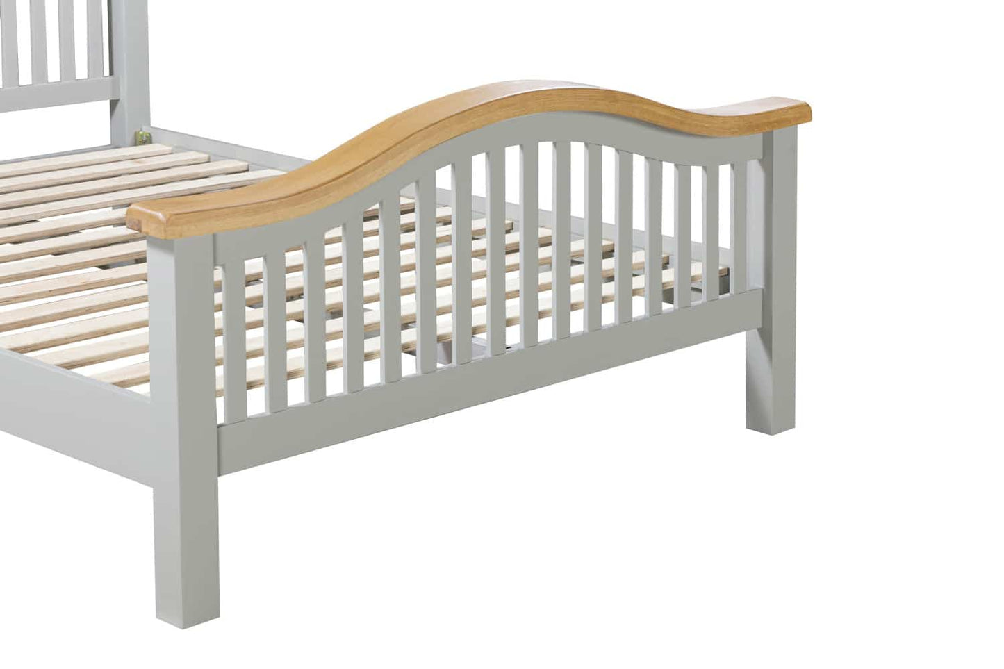 Capri Light Grey & Oak Bedframes