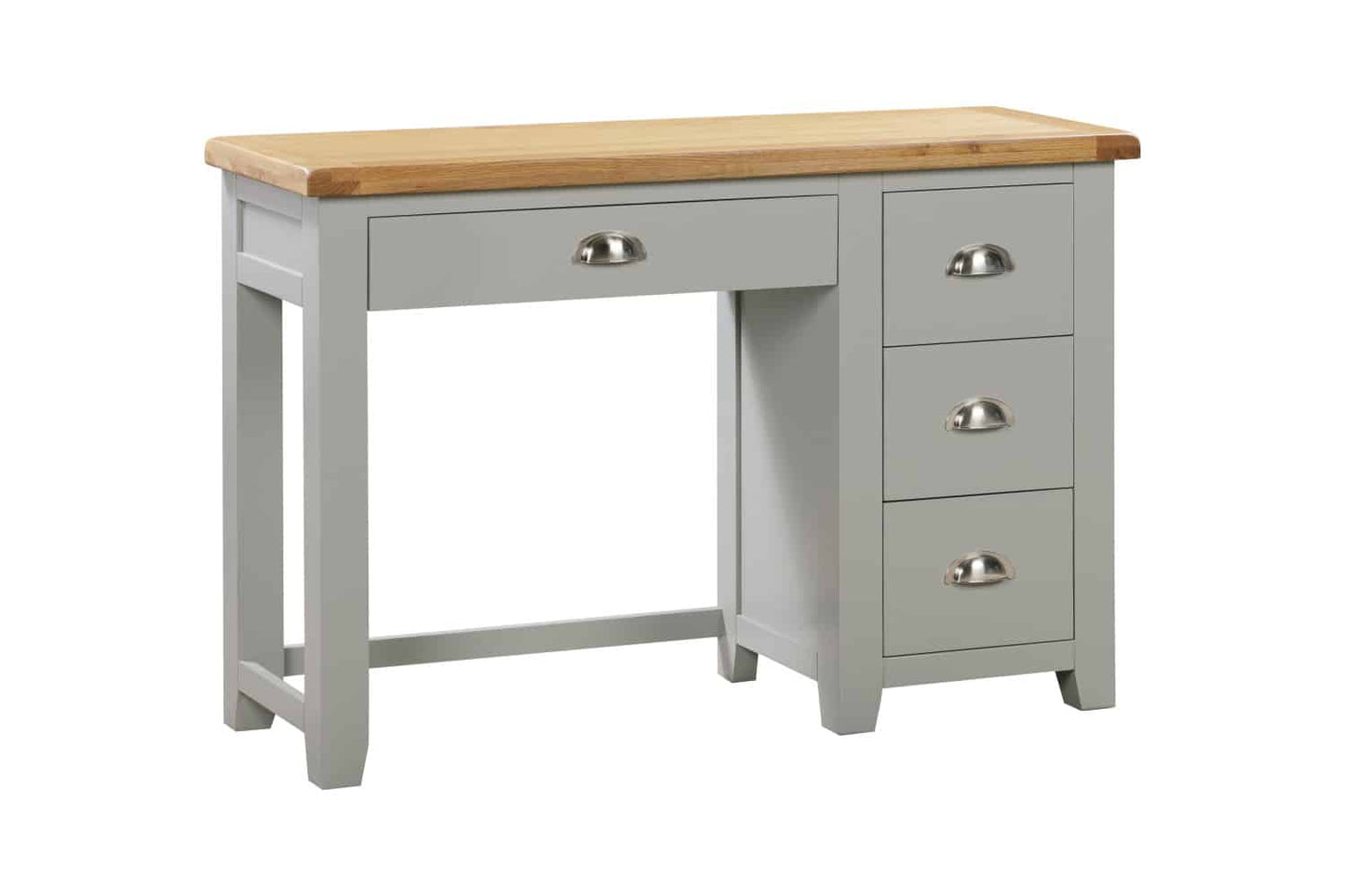 Capri Light Grey & Oak Vanity Table Set