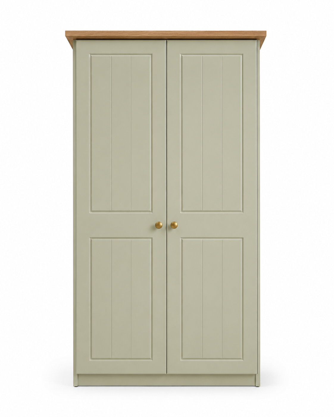 Millwood French Green Two Door Wardrobe