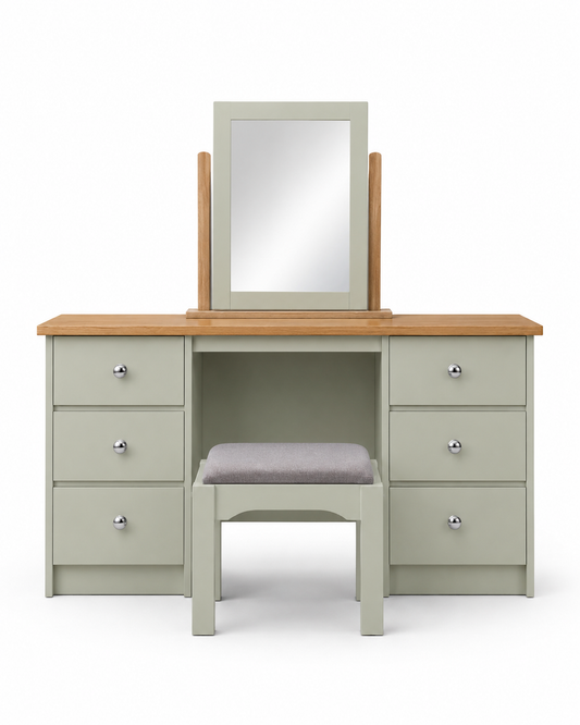Millwood French Green Dressing Table Set