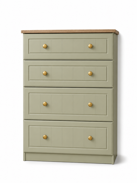 Millwood French Green 4 Drawer Chest