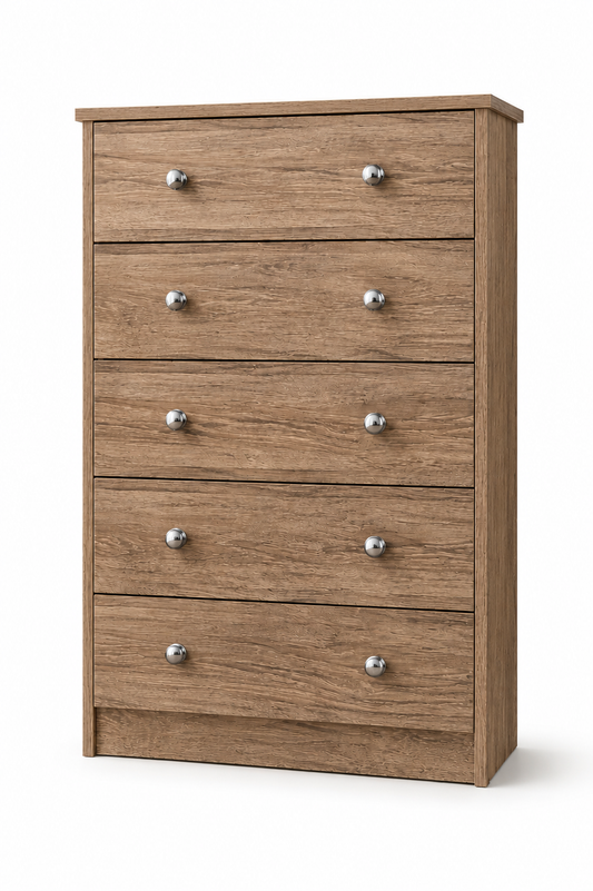 Millwood Sonoma Oak 5 Drawer Chest