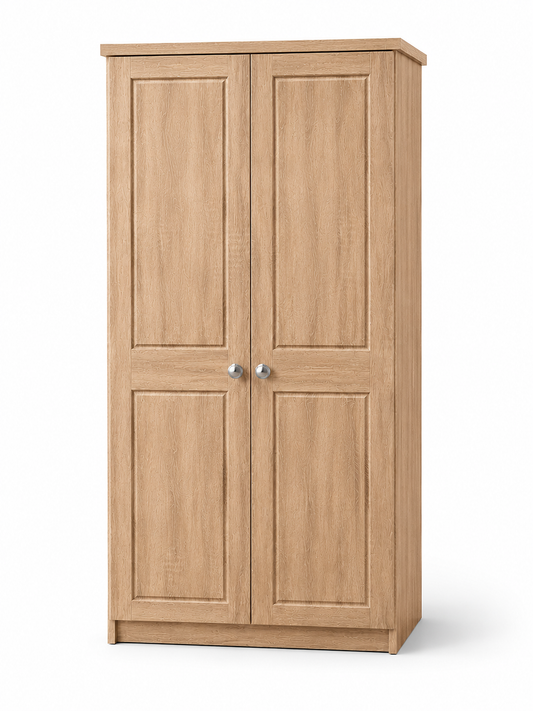 Millwood Sonoma Oak Two Door Wardrobe