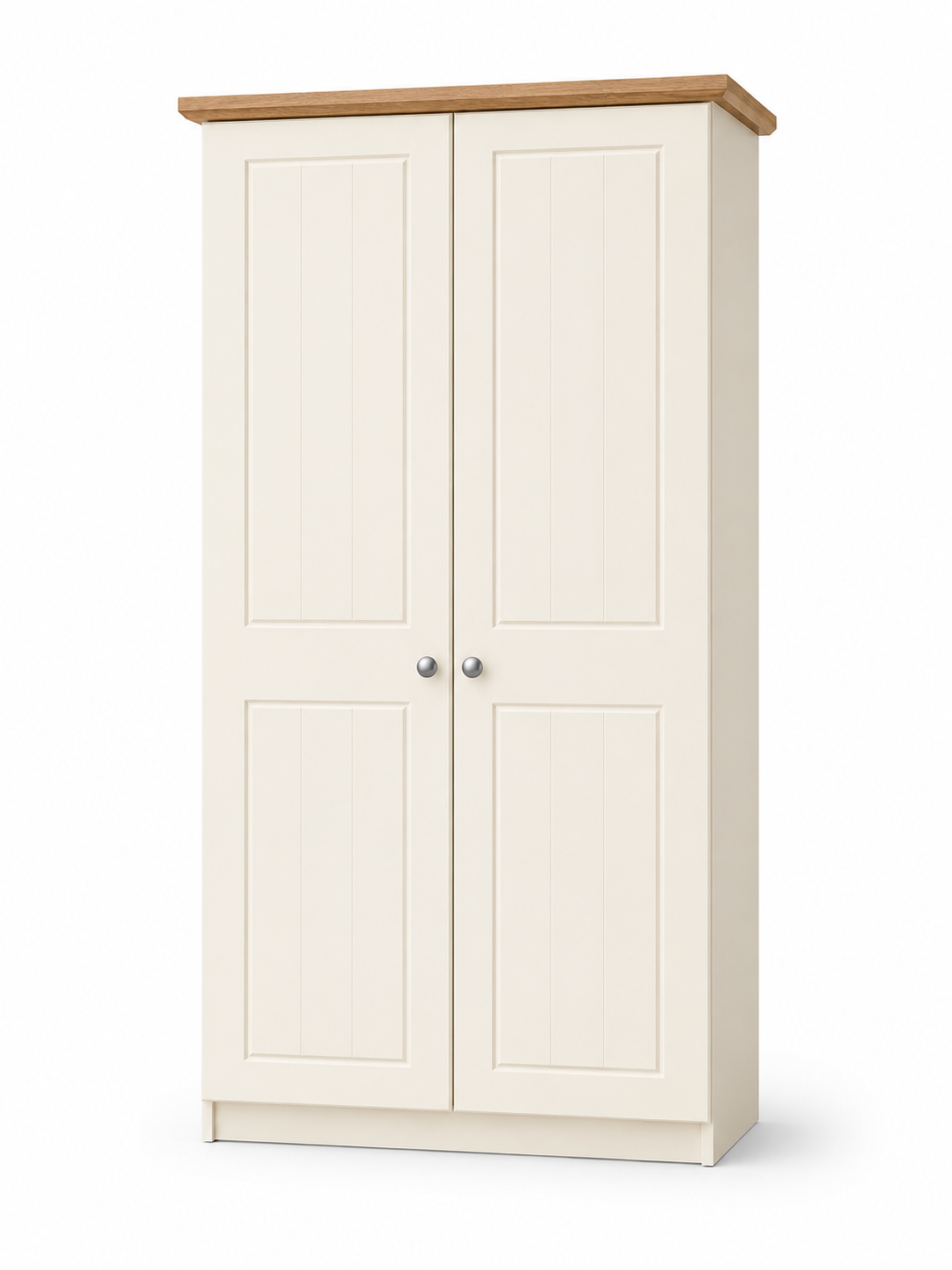 Millwood Stone White Two Door Wardrobe